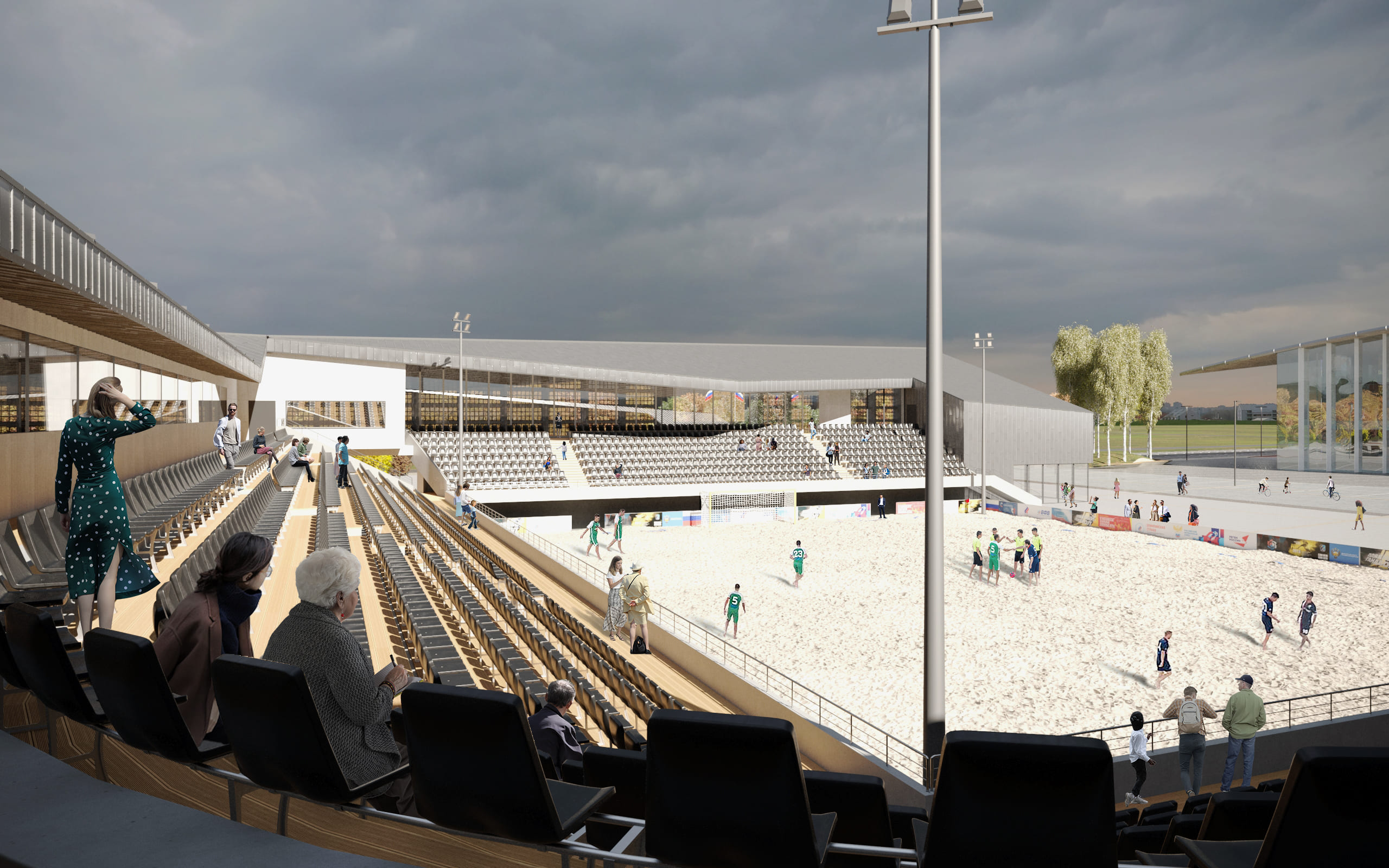 Центр пляжных видов спорта, Мневники