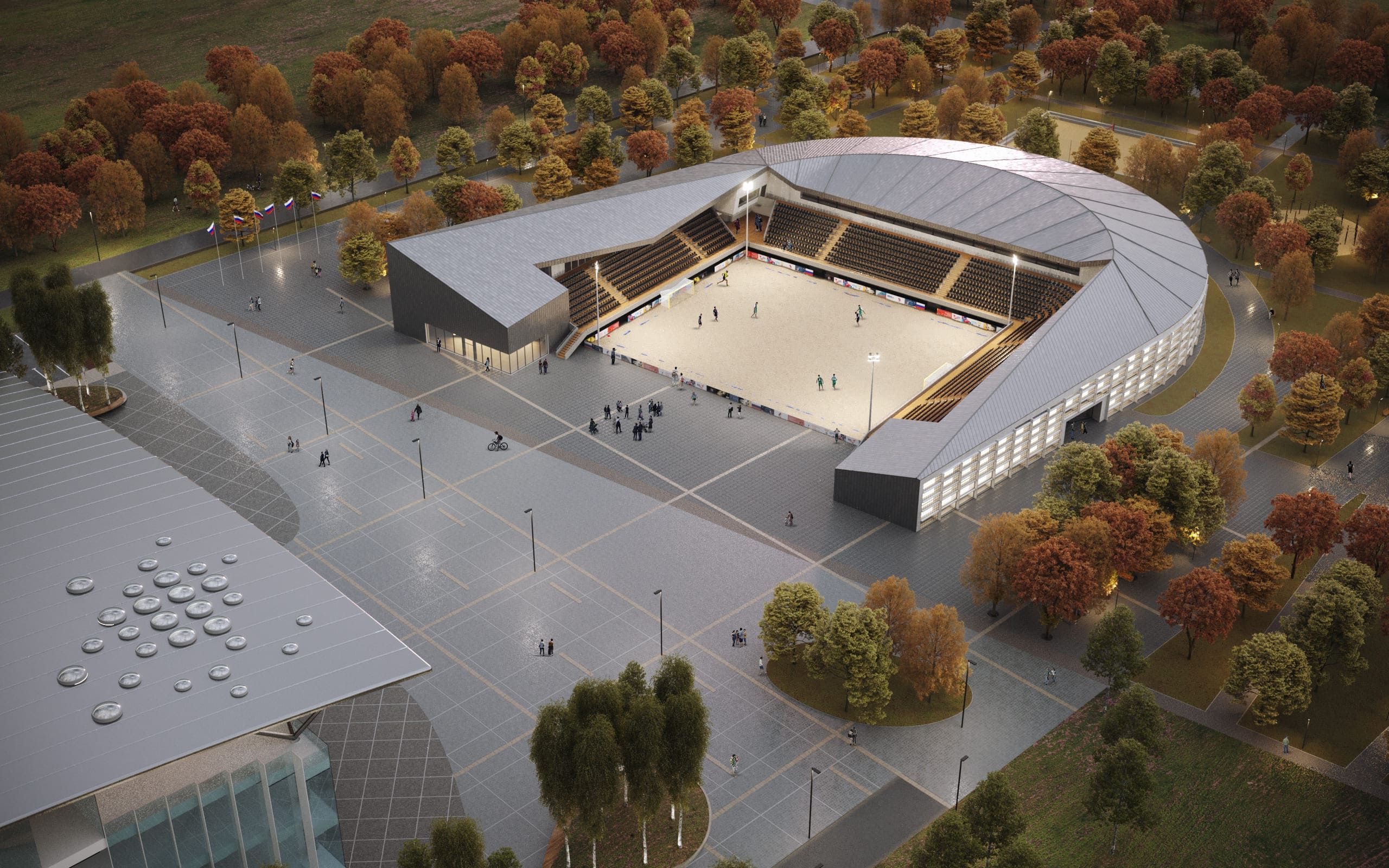 Центр пляжных видов спорта, Мневники