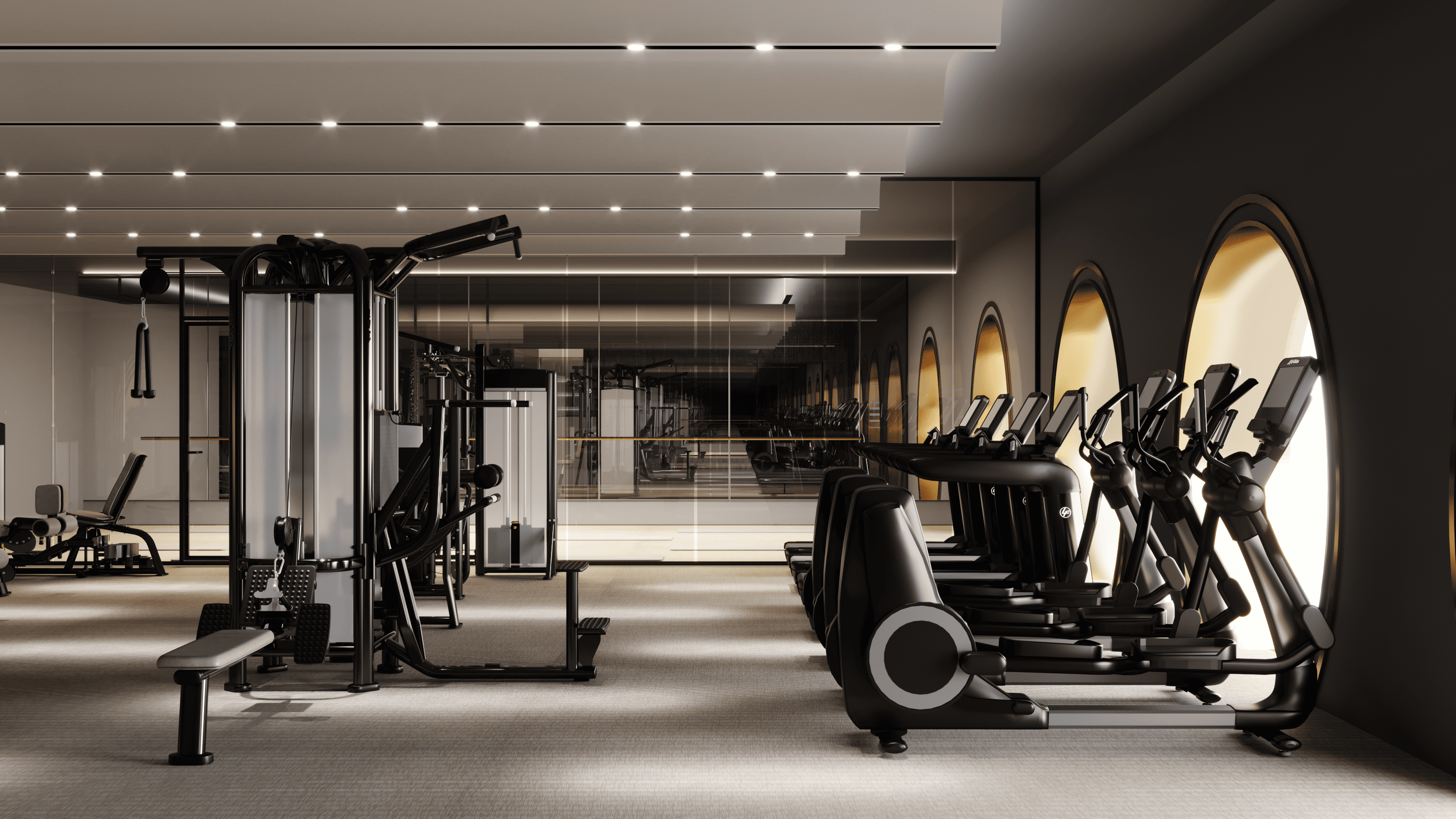 Сухой фитнес в ЖК «Достижение», Москва