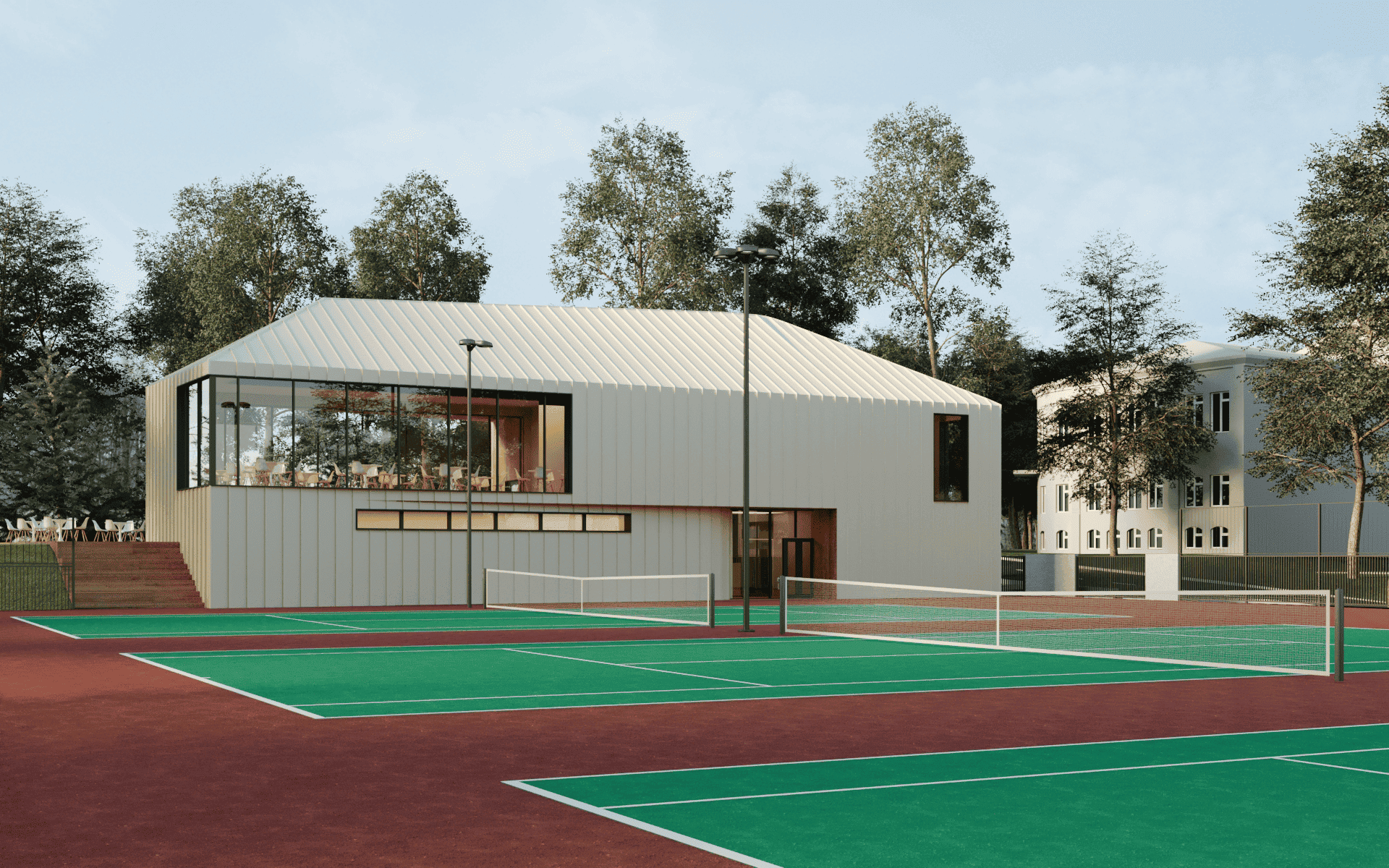 Теннисный корт в зоне ЮНЕСКО, Ярославль